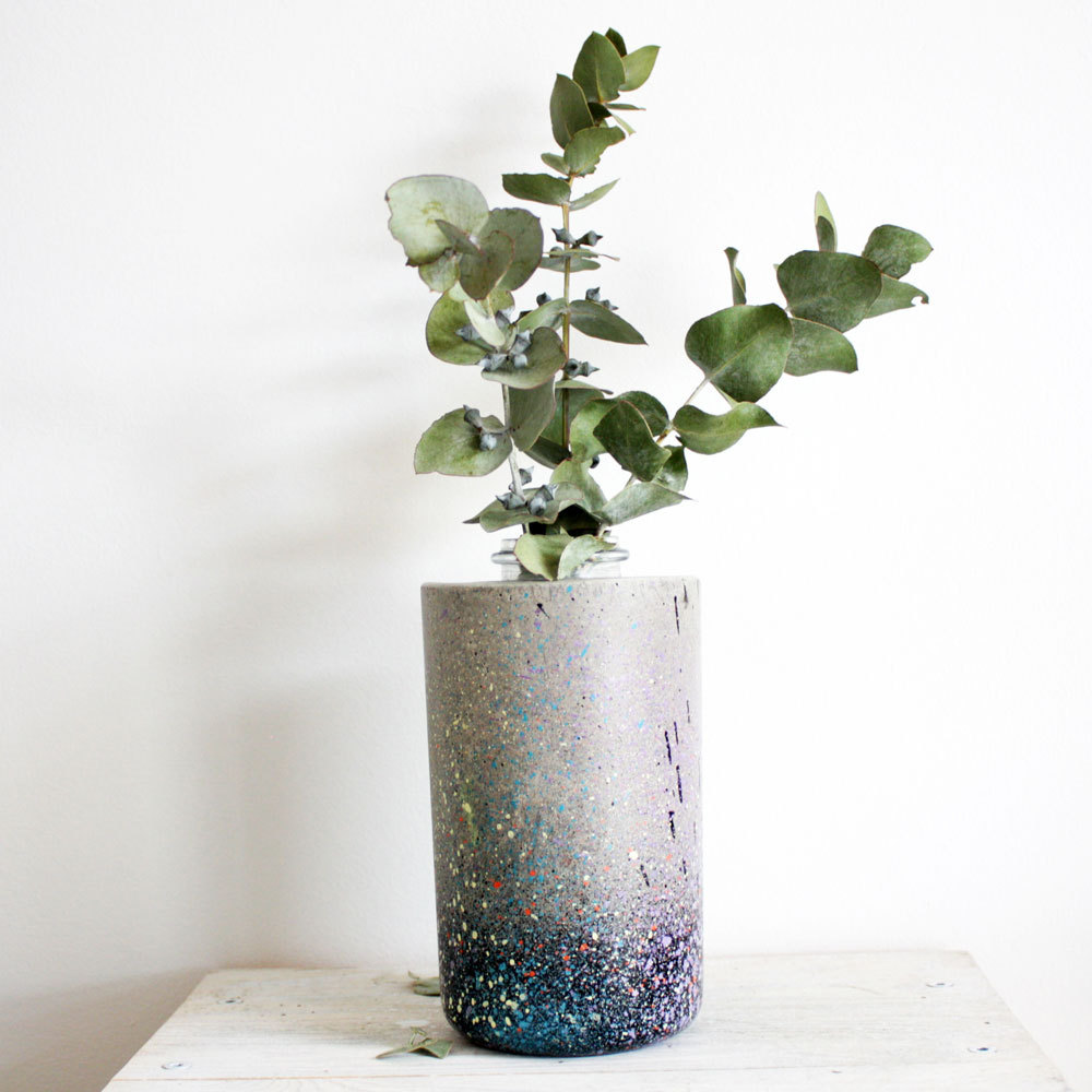 3 Concrete Vase Handmade