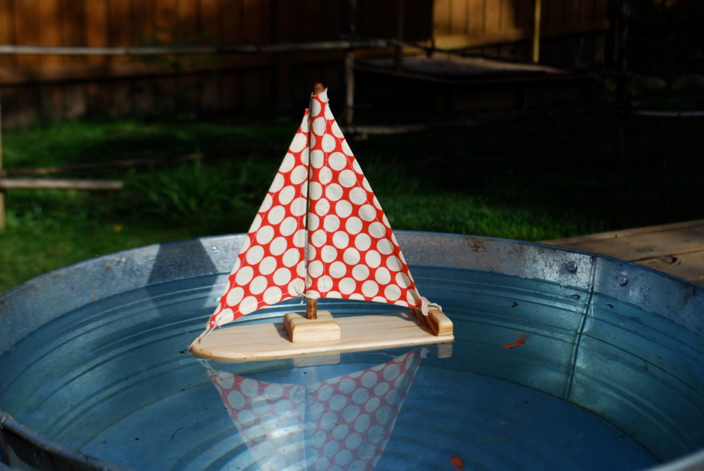 4 Dotty for You Wooden Sailboat
