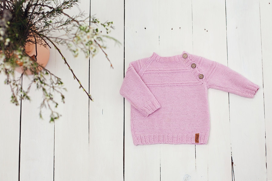 2 Pink baby sweater