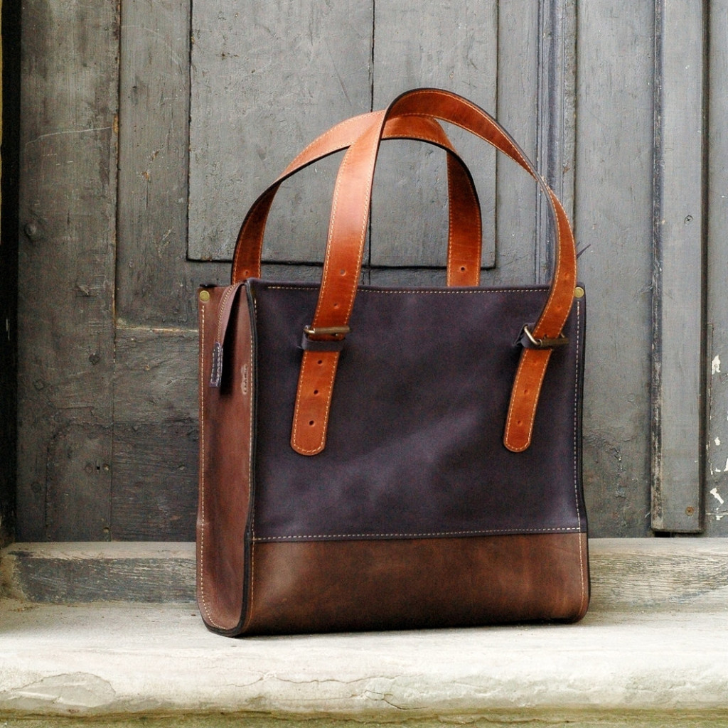 1 handbag woman natural leather purse Squer art design